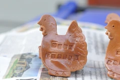 air dry clay project idea for thanksgiving